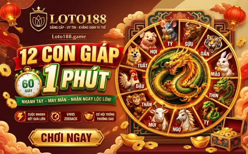 12 Con Giáp 1 Phút Siêu Đỉnh Tại Loto188