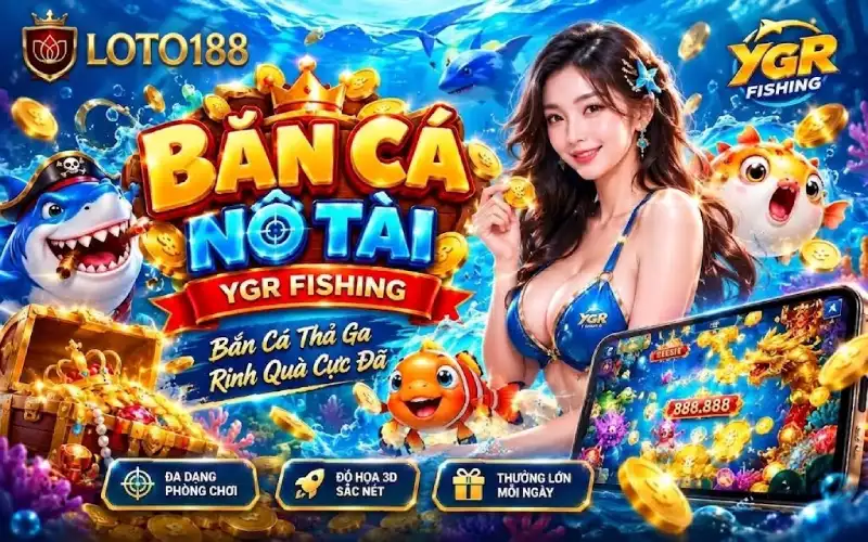 Bắn Cá Ygr Fishing Loto188: Bí Quyết Chinh Phục Đại Dương