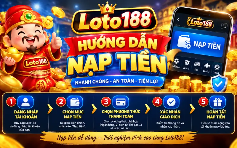 Hướng Dẫn Nạp Tiền Loto188 Chi Tiết