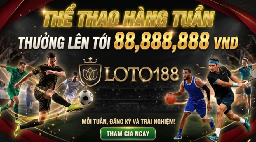 Khuyến mãi thể thao Loto188
